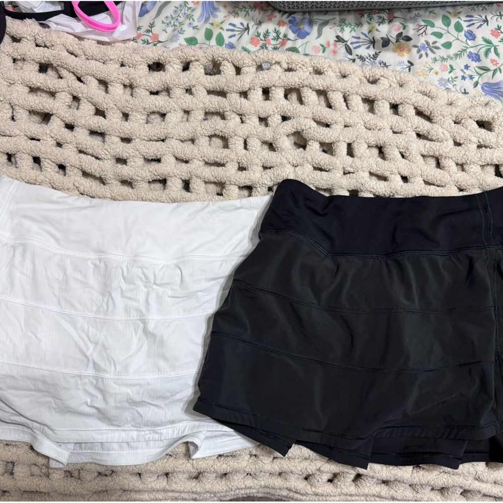 Bundle of 2 lululemon tennis skirts size 2